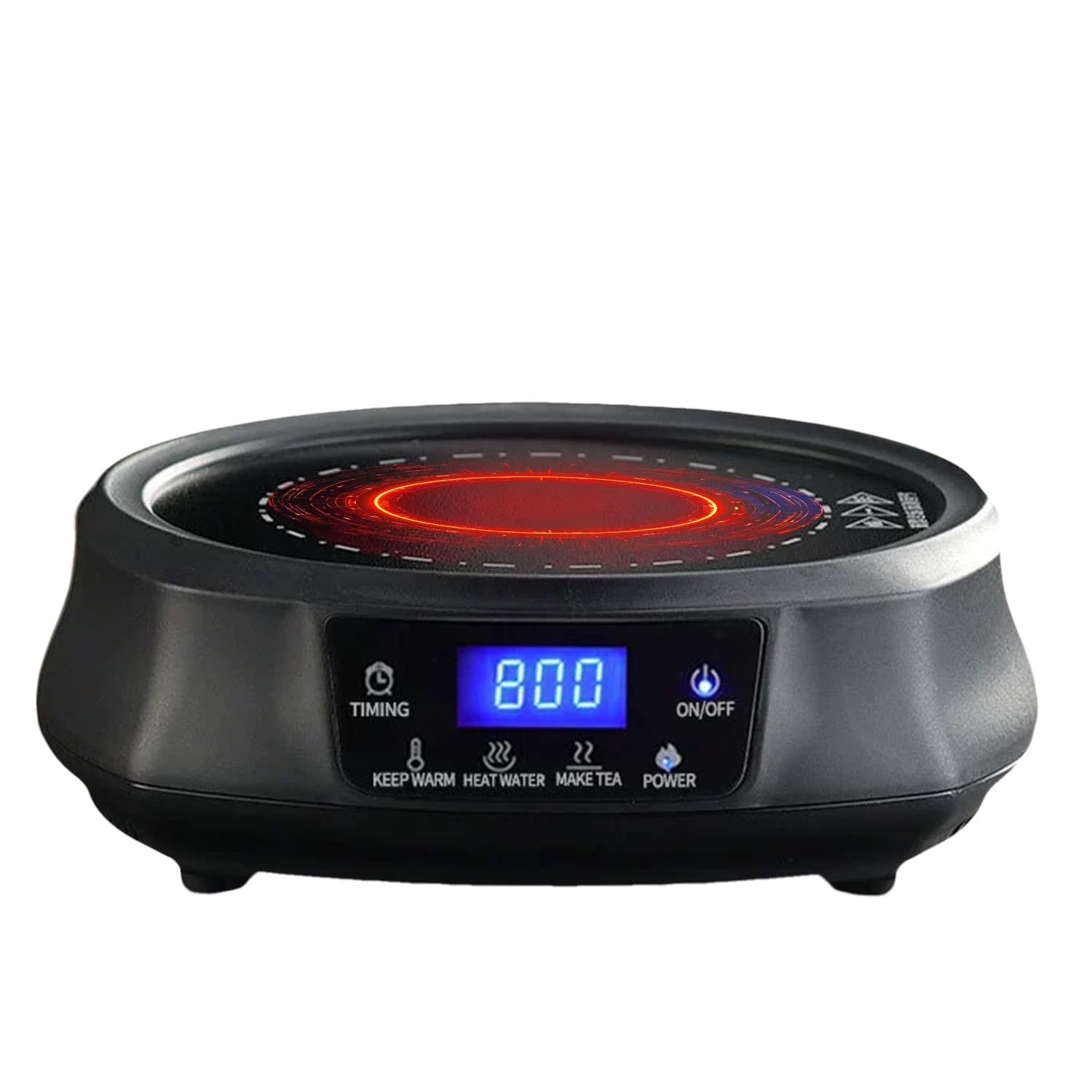 「日本酒のお燗に」 MACOLAUDER 電気ケトルスタンド 100℃ 沸騰 保温 家庭用 80W保温/20W加熱/600Wお茶/800Wお湯 湯沸かし器 煮茶器 コーヒー ラーメン 小型 静音