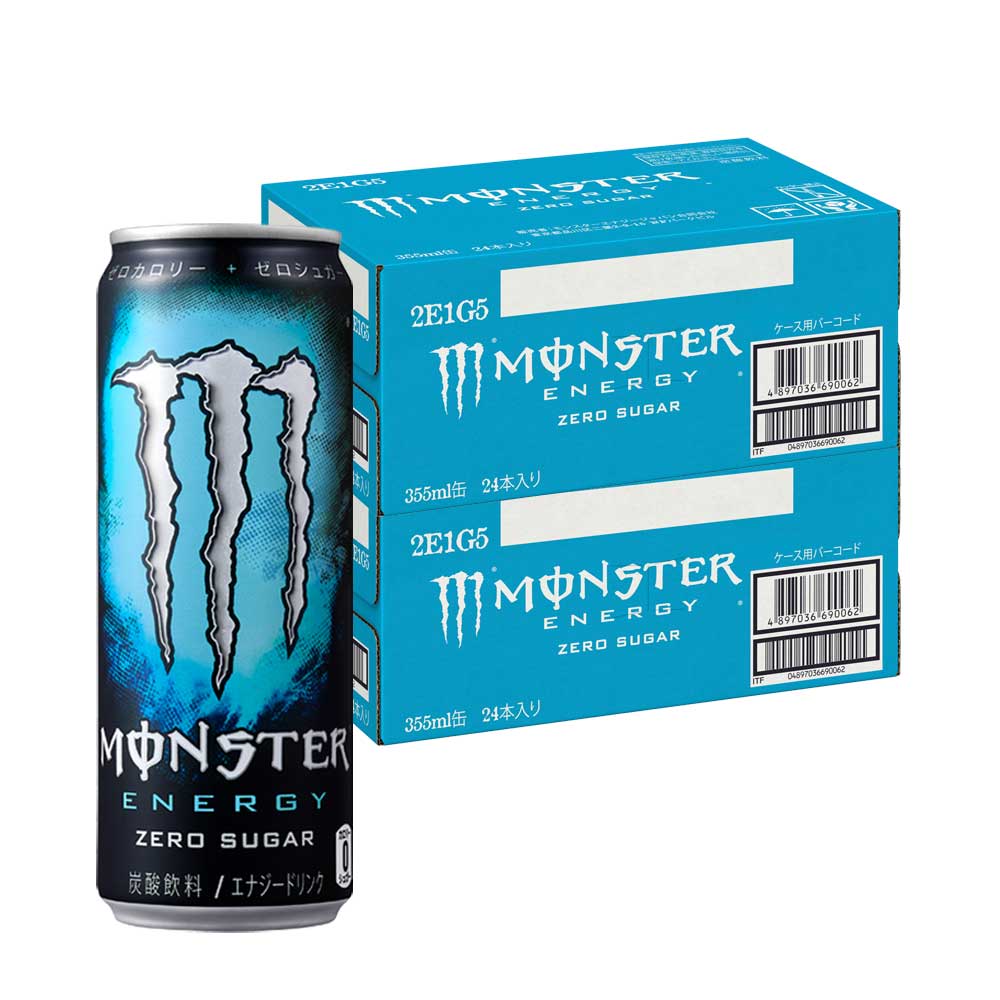 【送料無料】【2ケース販売】アサヒ モンスター エナジー ゼロシュガー 缶 355ml48本