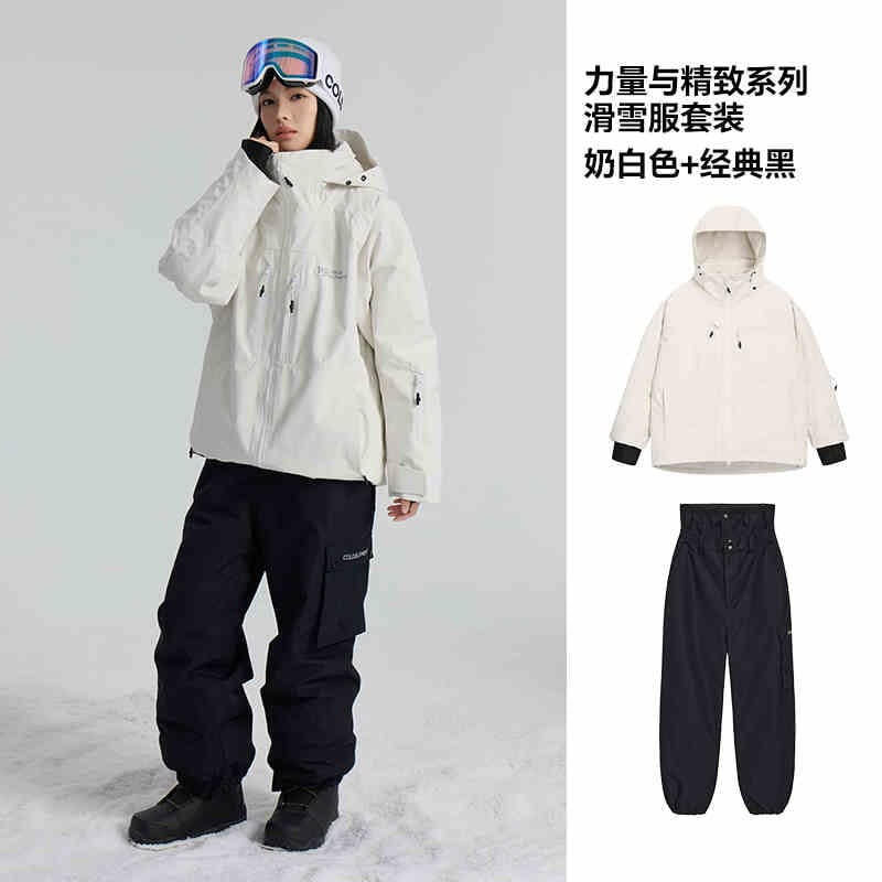 スノーボードウェア 2024 2025 上下セット レディース メンズ 防水20000 ジャケット アウター パンツ スウェット 3Lセットアップスノボー スキーウェア スノボウェア 韓国風 32,226円