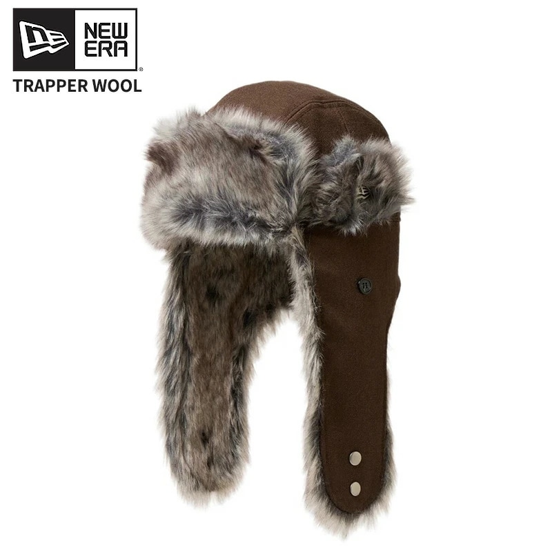 ニューエラ フライトキャップ NEW ERA トラッパー ウール ウォルナット アウトドア 帽子 秋 冬 14667620