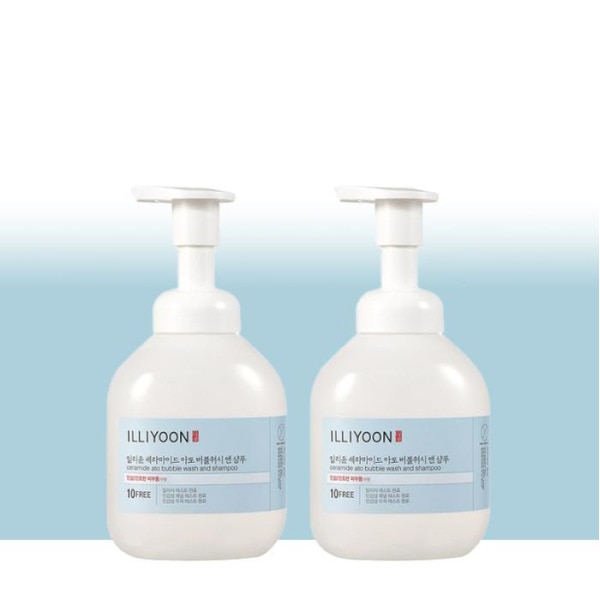 イリユン ボディウォッシュ アト バブルウォッシュアンドシャンプー 400ml 2個 / SN