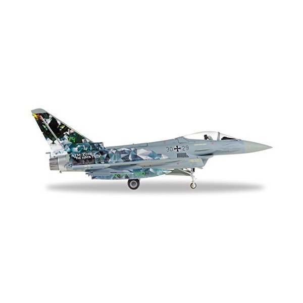 Herpa 580168Luftwaffe Eurofighter TyphoonTaktlwg 74Cyber Tiger Vehicle 並行輸入品