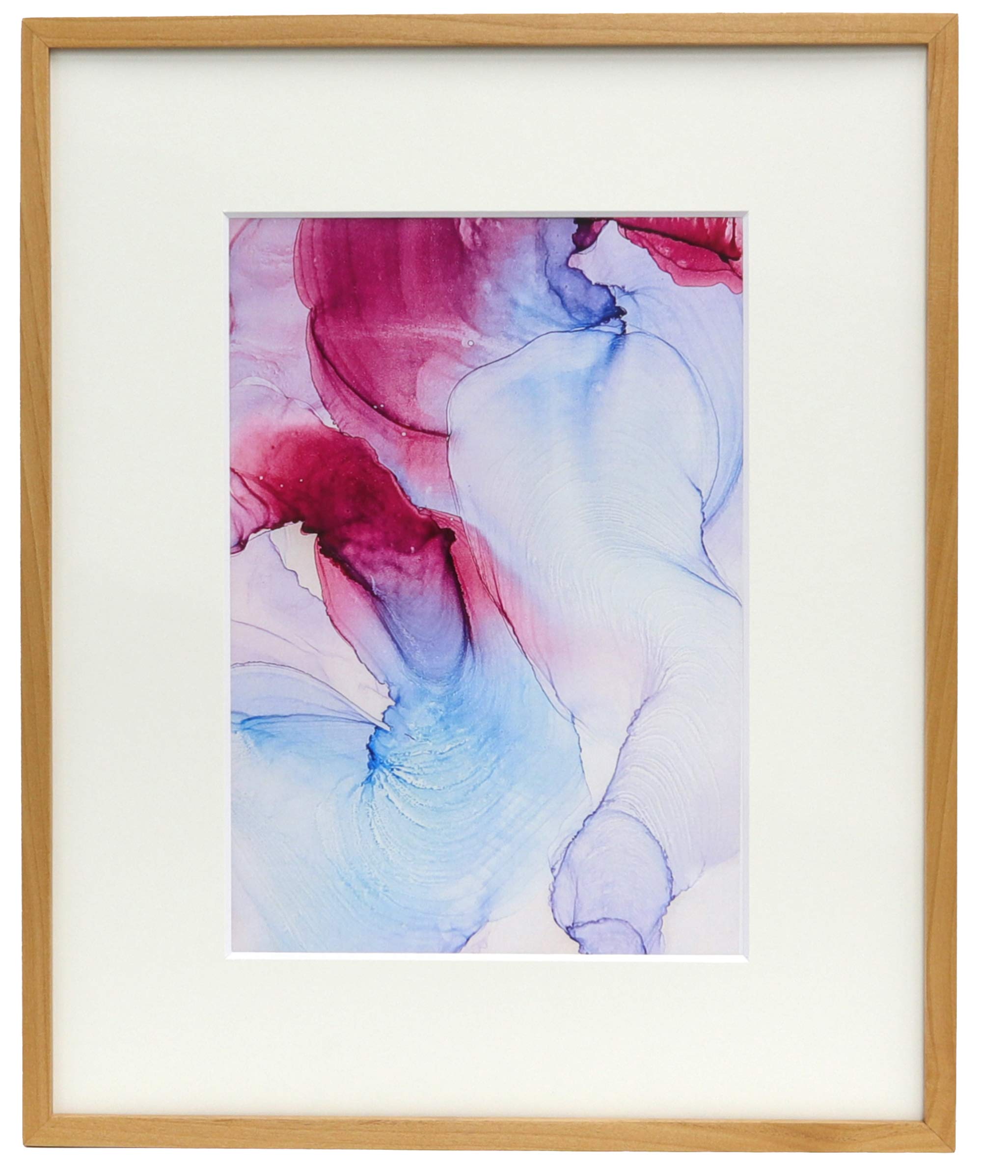 ラーソン・ジュール A4サイズ用マット付き額縁 D771(フレームサイズ:四切・フレーム外寸:438x362mm)木地