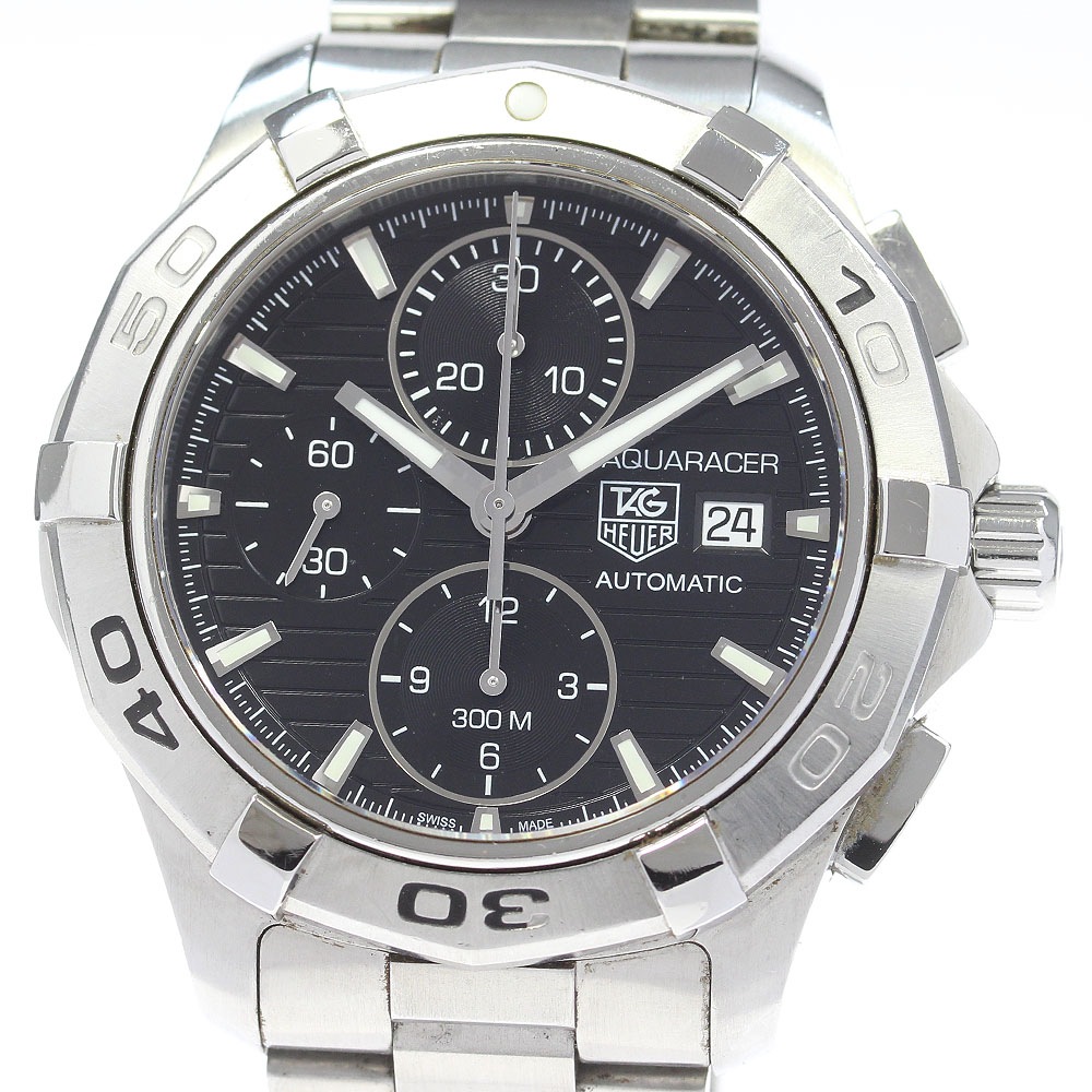 タグホイヤー TAG HEUER CAP2110 アクアレーサー クロノグラフ 自動巻き メンズ _846626【中古】
