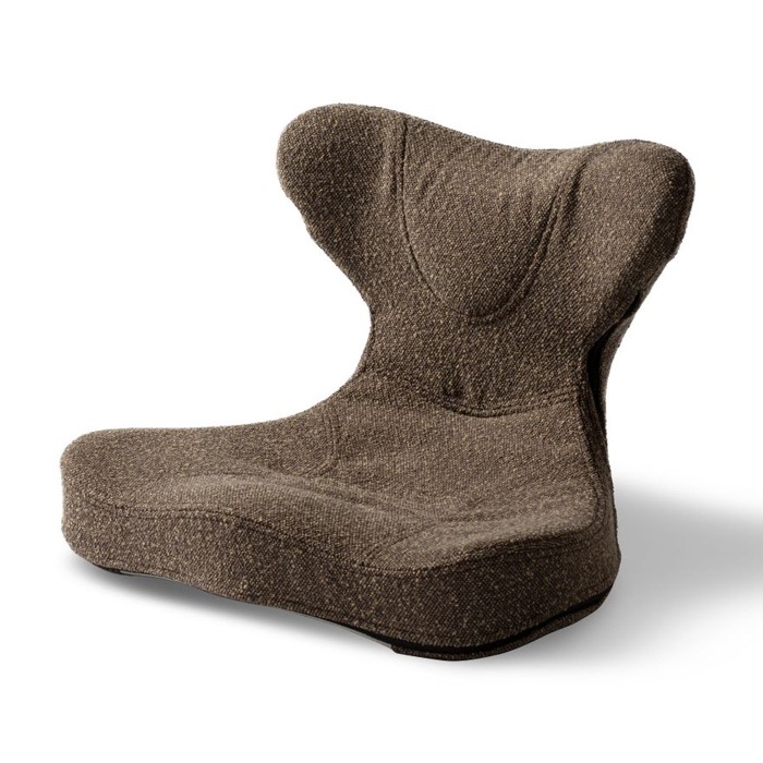 プロイデア 座椅子 姿勢 馬具マットプレミアムアドバンス 馬具シリーズ D-0070-4240-00 ブラウン