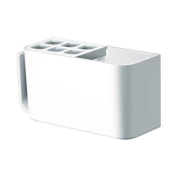 (まとめ) 歯ブラシラック/歯ブラシスタンド (ホワイト) マグネット式 バス用品 『RAXE ラックスMG』 (32個セット)