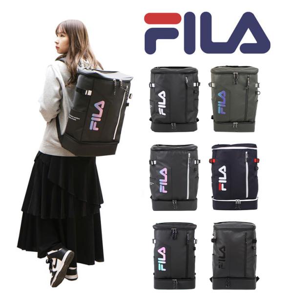 FILA サイン デイパック 35L 7763 リュックサック バックパック スクエア メンズ レディース 男女兼用