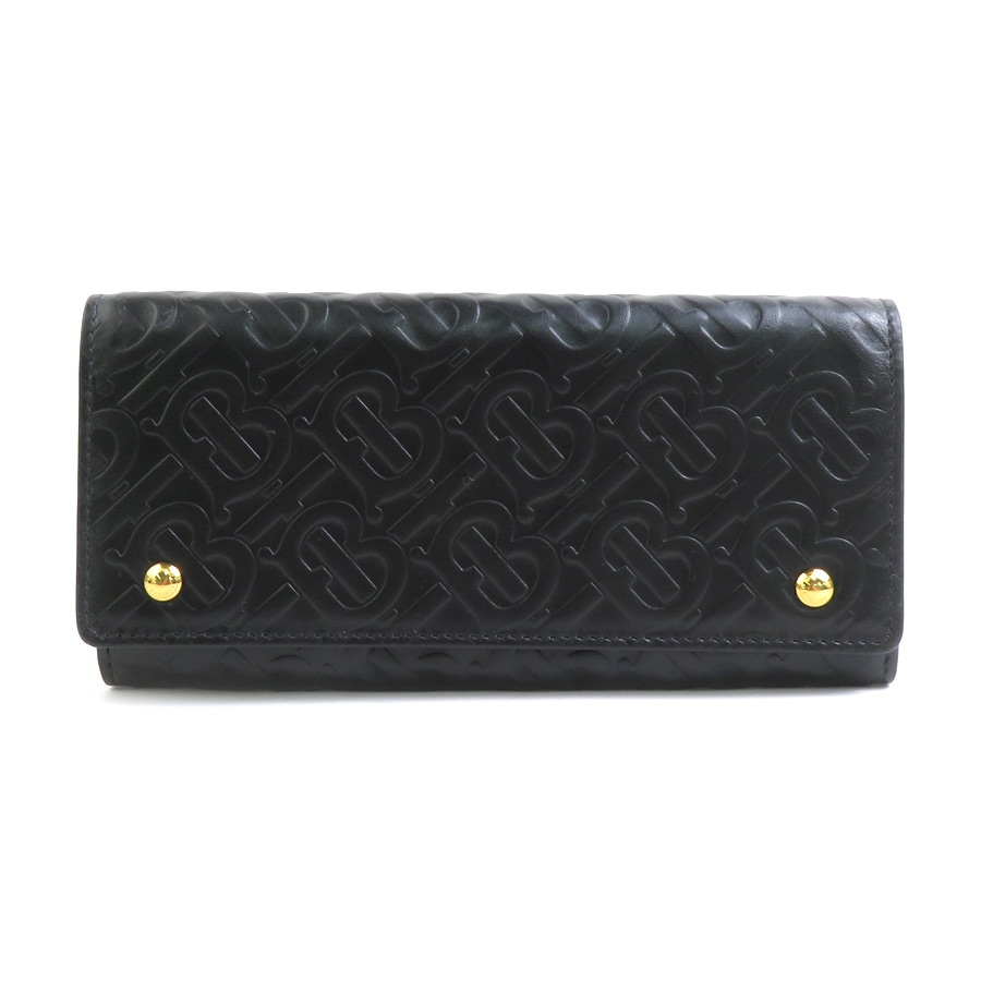 バーバリー BURBERRY 長財布 レザー ブラック ユニセックス h31049k