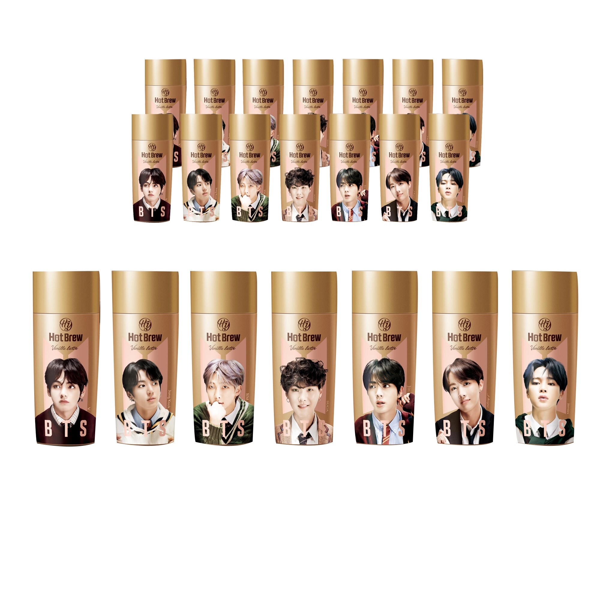 韓国ヤクルト ホットブリューバニララテ ランダム 270ml x 24本