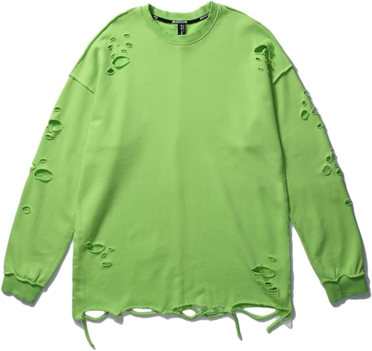 長袖 無地 フルオーバー メンズ スウェットパーカー 小さいサイズ ピンク ダメージ クルーネック おおきいサイズ 春秋冬 軽量 ヒップホップ ストリート系 トップス ユニセックス 青年 若者