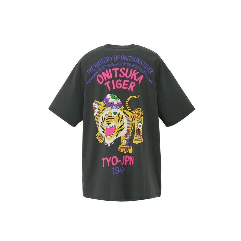 オニツカタイガー オーバーサイズ グラフィックTシャツ 2183B561400 498768