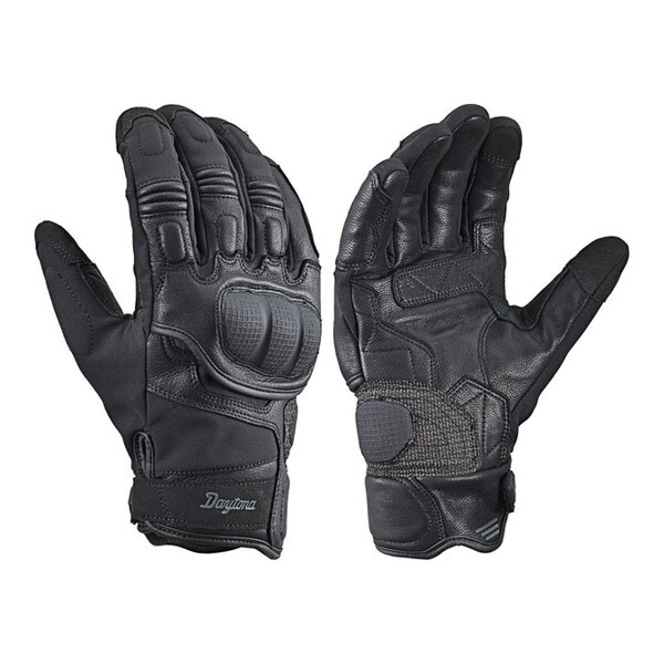 D49091 グローブ 秋冬 手のひら本革(ヤギ革) コンフォート ウインターグローブ DG-013 ブラック Lサイズ