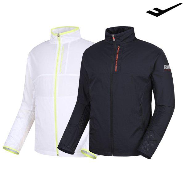 男性軽量ランニングパッカブルウインドブレーカージャケット PW3MJ23M91 2カラー