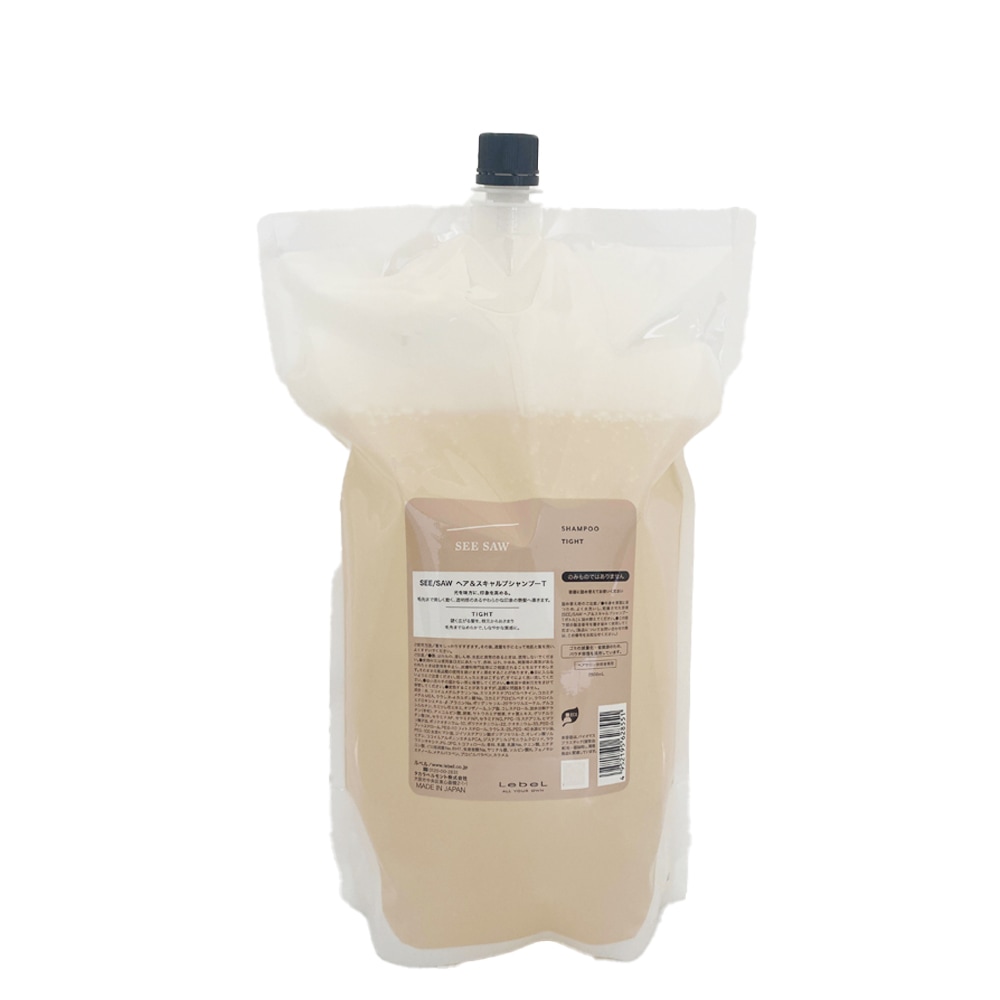 シーソー シャンプー ヘア＆スキャルプシャンプーT タイト 2500mL 詰め替え 大容量 業務用 サロン SEE SAW