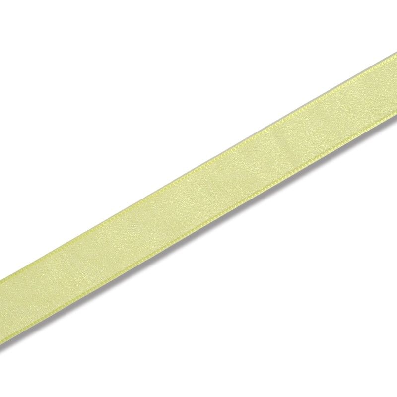 （まとめ買い）シモジマ HEIKO Fオーガンジーリボン 24mm幅x30m巻 ライム ラッピング用品 001423115 [x3セット]