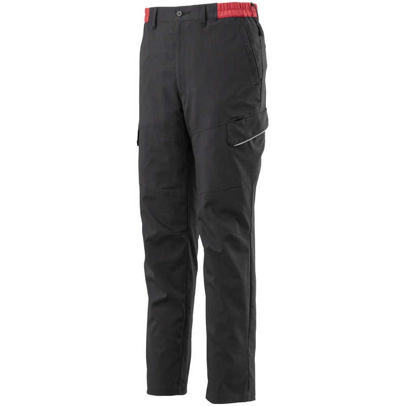 ミズノ　ワークパンツ(春夏／制電素材)[ユニセックス] M 09：ブラック×レッド　F2JF158009