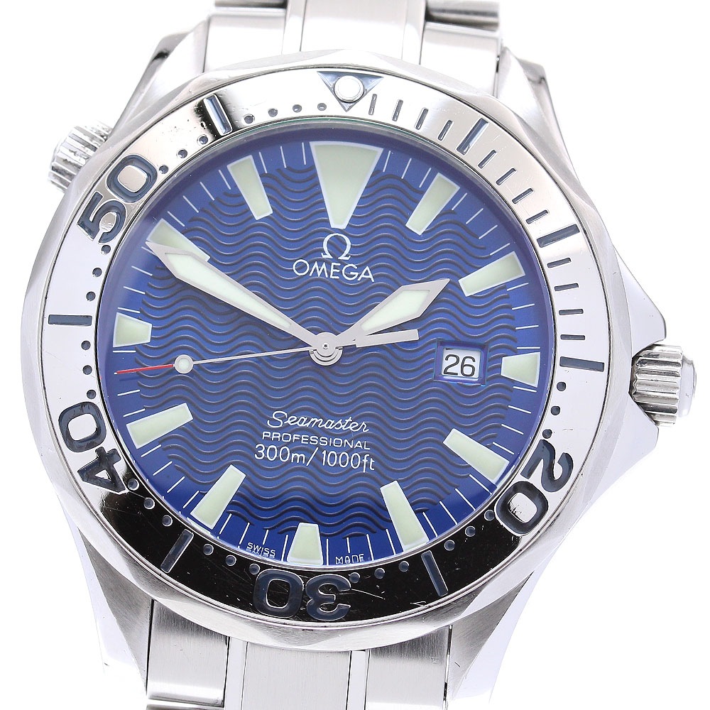 オメガ OMEGA 2265.80 シーマスター300 プロフェッショナル デイト クォーツ メンズ _837098【中古】