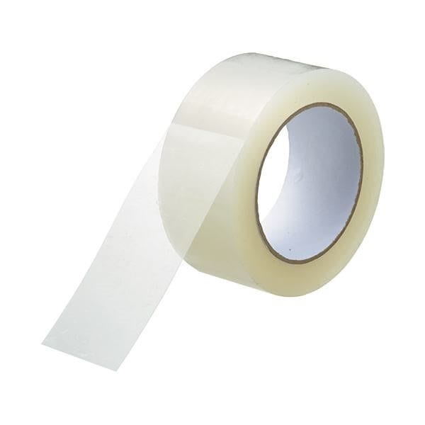 （まとめ） スマートバリュー 透明梱包用テープ48mm*100m*5巻 B385J[x10セット]