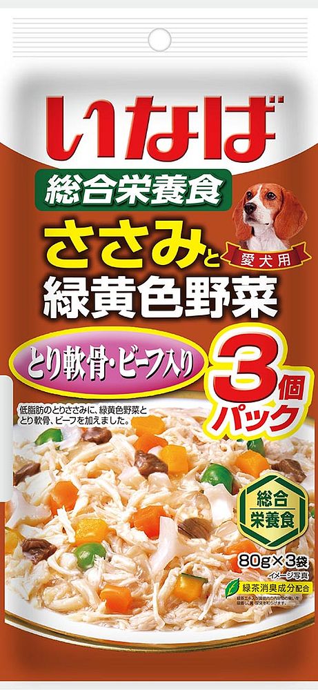 Qoo10] いなばペットフード : （まとめ買い）いなば ささみと緑黄色野菜 : ペット