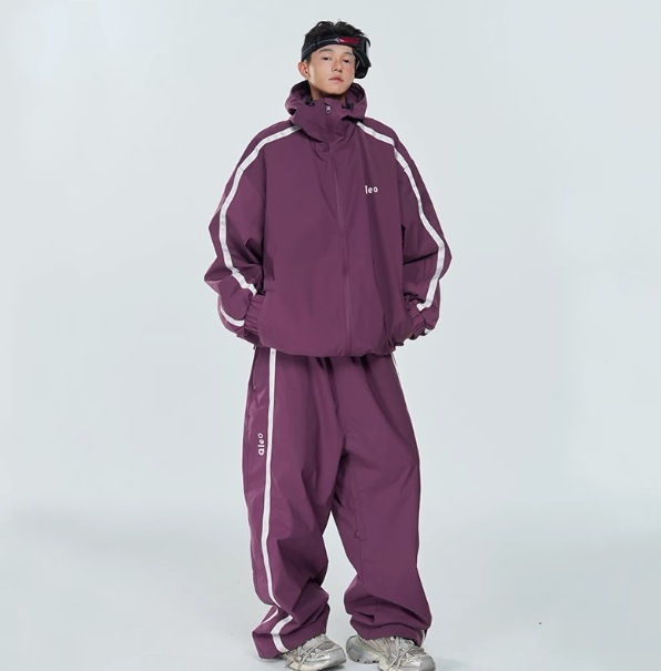 2024新作 韓国風 スノーボードウェア メンズ レディース 上下セット 男女通用 スキーウェア アウター ジャケット パンツ