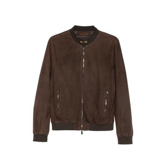 MOORER Men Bomber Jackets O100063 SORANO UR ESPRE BROWN