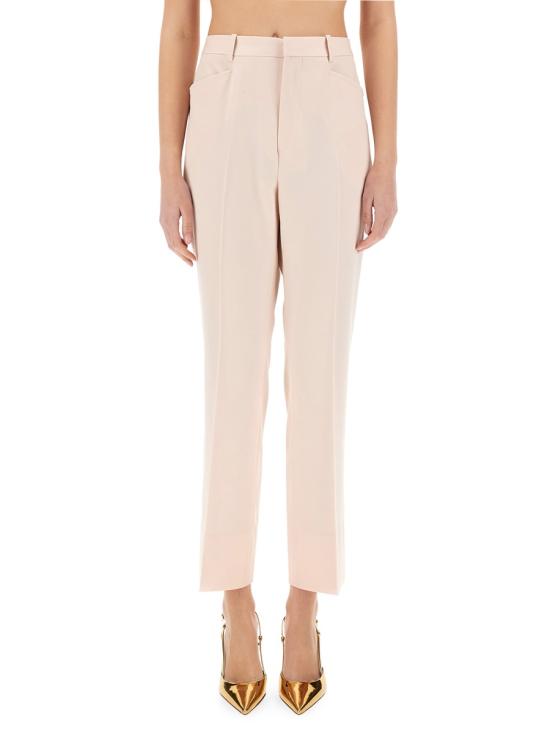 TOMFORD Women Straight Pants PAW558 FAX1342AW113 POWDER