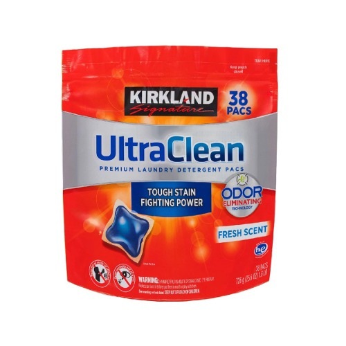 カークランドシグネチャーウルトラクリーンパック洗剤152パックきれいな洗濯洗濯洗剤強力な洗浄