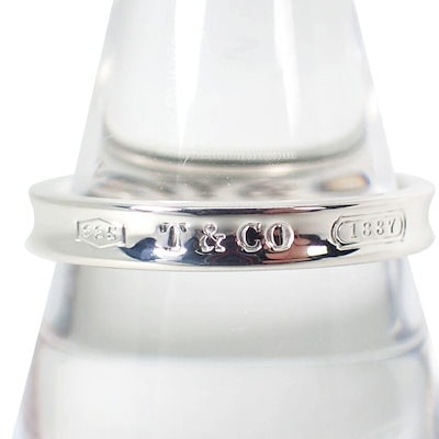 【美品】15.5号 Tiffanyティファニー 1837 ナローリング 925 ティファニー 美品 1837 ナローリング 925 15.5号 S45fe ティファニー