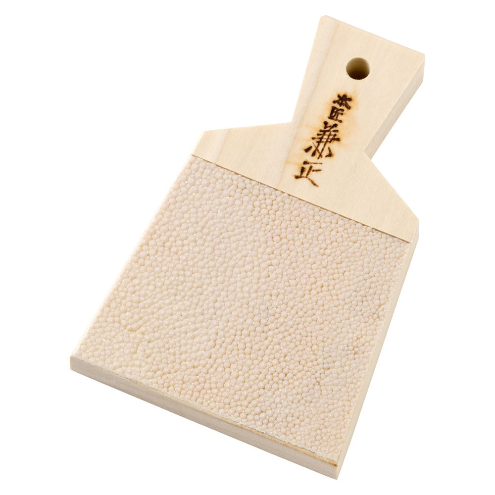 本匠兼正　サメ皮おろし板　大　おろしわさびに