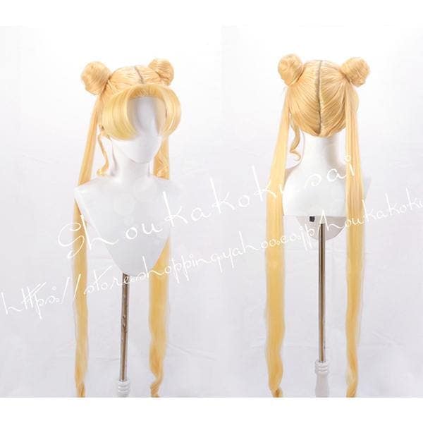 【最安値挑戦】コスプレ ウィッグ 美少女戦士セーラームーン 月野うさぎ かつら 耐熱 大人 コス ハロウィン仮装 変装 コスチューム