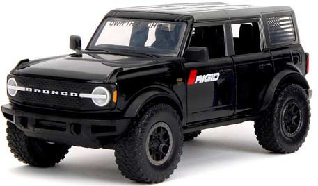 Jada Toys 1/24 2012 フォード ブロンコ ブラック/ロゴ【JADA34185】 ミニカー JADA34185 2012 フォード ブロンコ ブラック/ロゴ