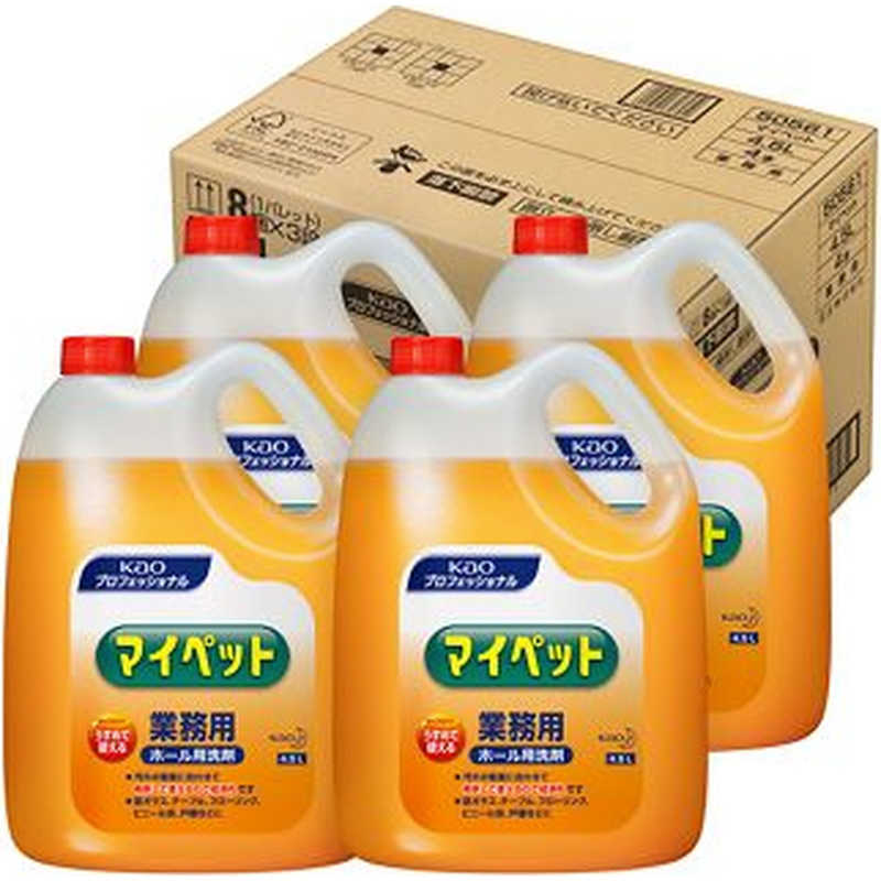 花王　(ケース販売) マイペット 業務用 4.5L×4個
