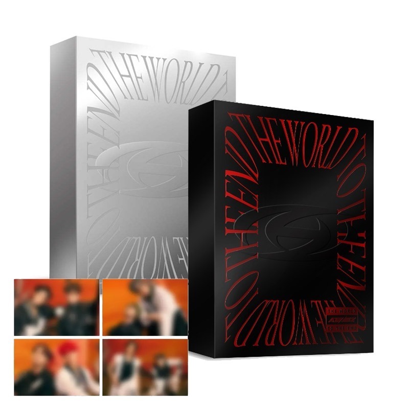流通特典 [2種セット] (DVD+PLAYCODE) ATEEZ THE WORLD : TO THE END 公式グッズ 当店特典