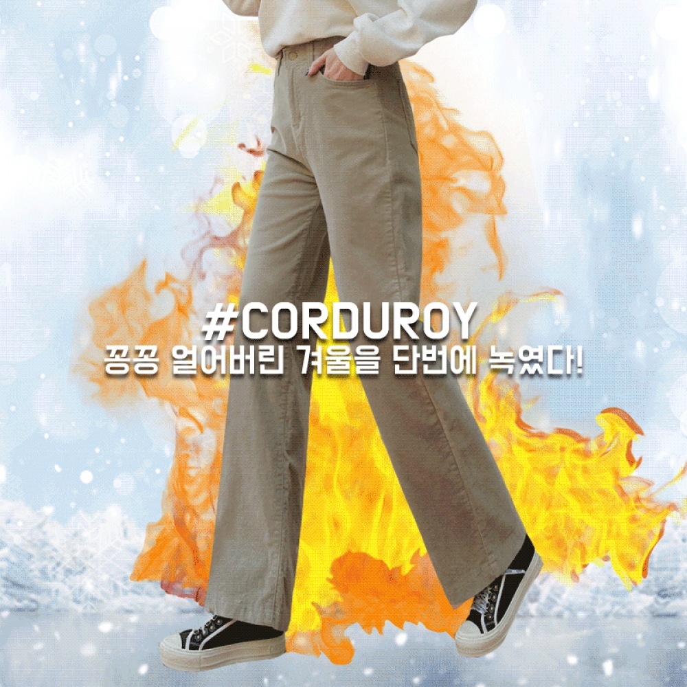 Click & Funny 最強フィット起毛コーデュロイパンツ [SMLサイズ] 7,679円