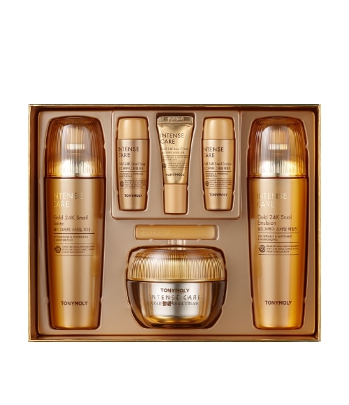 インテンスケアゴールド24Kスネイル3種セット 140ml+20ml,140ml+20ml,45ml+5ml :: カタツムリ / 化粧水 / 乳液 / クリーム