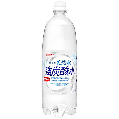 他サイト： 伊賀の天然水強炭酸水 PET 1000ml ×12の商品画像