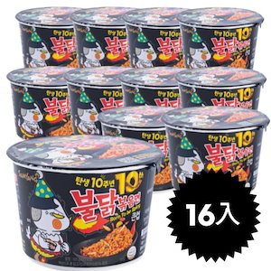 大カップ プルダックポックンミョン 105g x 16入