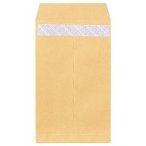 （まとめ） ピース R40再生紙クラフト封筒 テープのり付 角8 85g／m2 843 1パック（100枚） 10セット