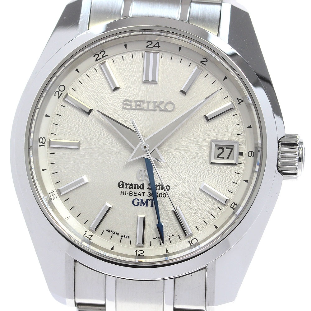 セイコー SEIKO SBGJ001/9S86-00A0 グランドセイコー GMT ハイビート 自動巻き メンズ 良品 _837392【中古】 240,600円