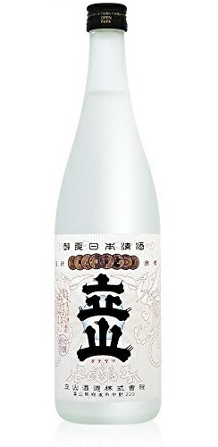 【送料無料】【富山の地酒】立山酒造 純米吟醸 720ml12本【北海道沖縄県東北四国九州地方は必ず送料が掛かります】
