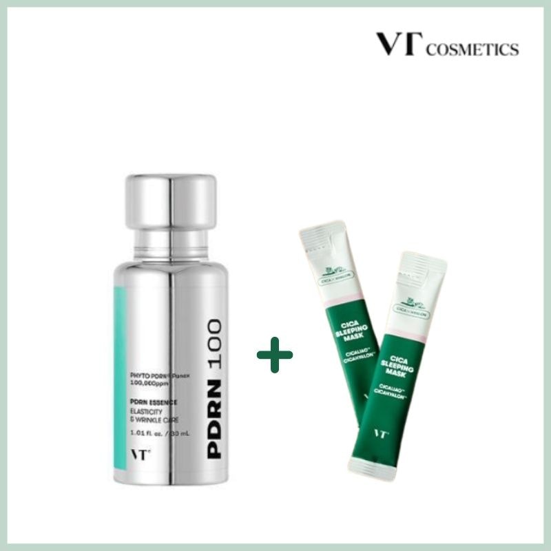 PDRNエッセンス100, 30ml+シカ スリーピング マスク 4ml x 2個美容液