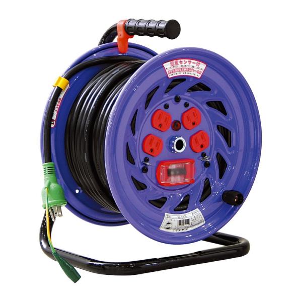 日動 電工ドラムブレーカー付30m NF－EK34 電動工具 電工ドラム コード 電工ドラム ３０Ｍ