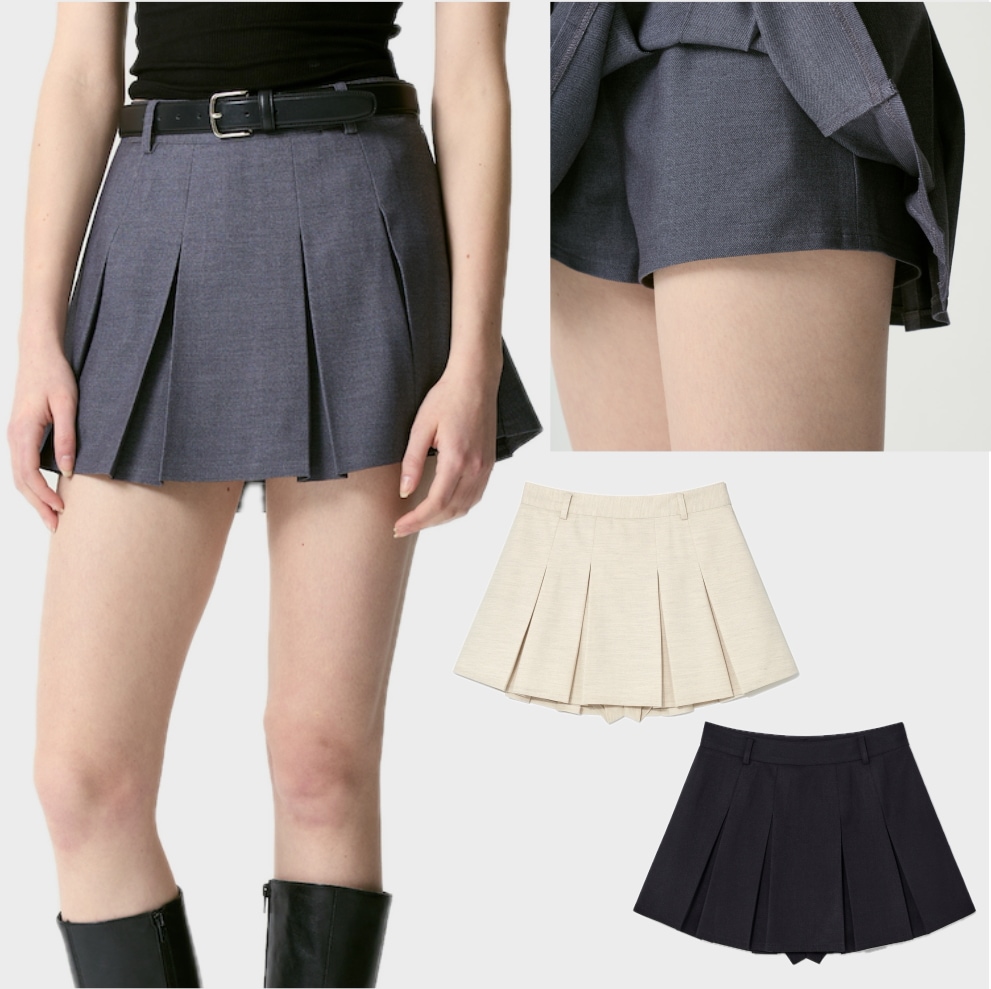 IVY PLEATED MINI SKIRT
