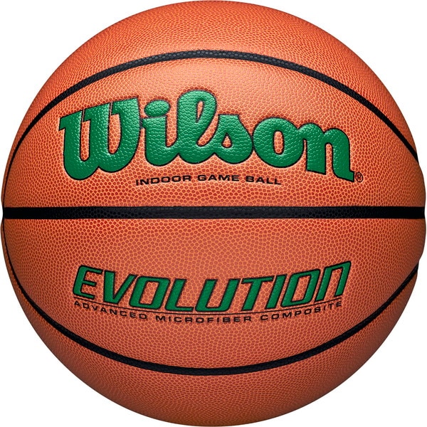 Wilson ウイルソン EVOLUTION ゲームボール オレンジ／グリーン 6号 バスケットボール 競技ボール6号 0595XB0601