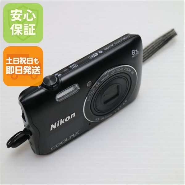 超美品 COOLPIX A300 ブラック コンデジ Nikon 94