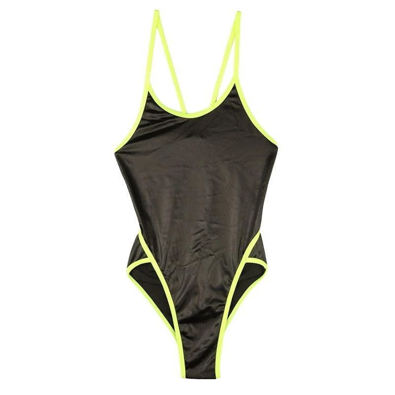 ビキニショーツラ・ポーム スーパーＷＥＴ生地 競泳水着 光沢感 レオタード ハーフバックビキニ セクシーコスチューム ラポーム ブランド 日本製 94957レディース