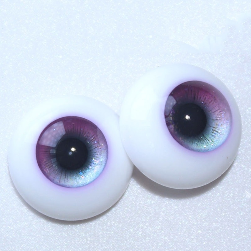 BJD ドールアイ レジンアイ 蠍座 樹脂アイ 紫系 球体関節人形用樹脂眼 12mm/14mm/16mm/18mmサイズ