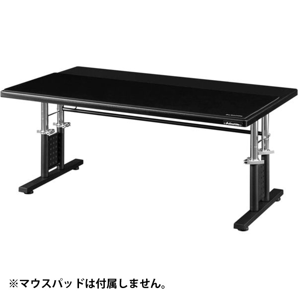 Bauhutte バウヒュッテ BHD-1000HDL-BK ゲーミングローデスクHD ブラック ゲーミングデスク ロータイプ 強化版昇降式 メーカー直送