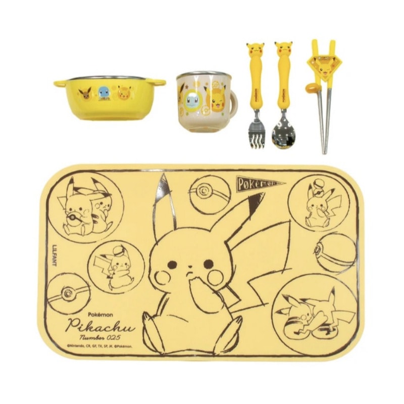 Pokemon Kids Meal Set 6P / ベビー食器セット/ C