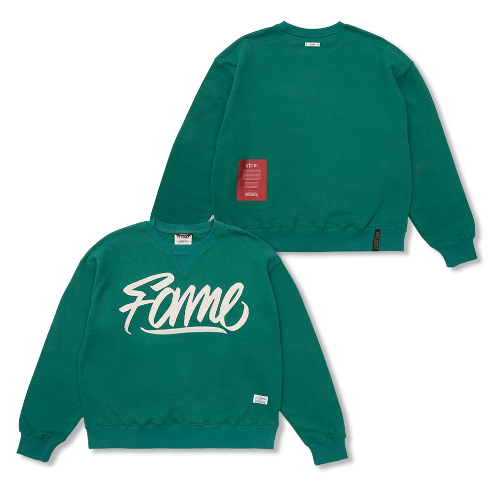 Fame Oversized Crewneck Green